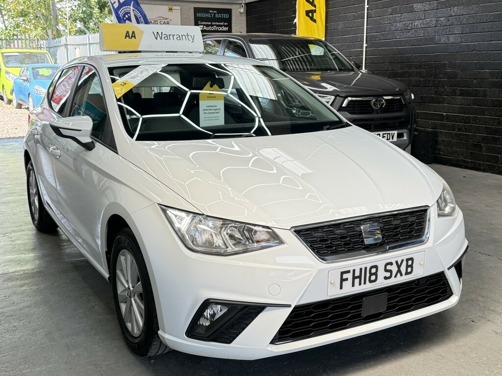 Seat Ibiza Hatchback 1.0 Mpi Se Technology Apply For Finance FH18SXB White #6