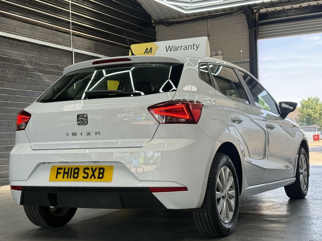 Seat Ibiza Hatchback 1.0 Mpi Se Technology Apply For Finance FH18SXB White #5