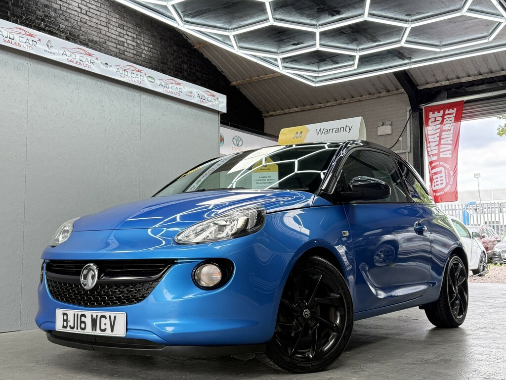 Vauxhall Adam Hatchback 1.2 I Ecoflex Energised Apply For Finan Blue