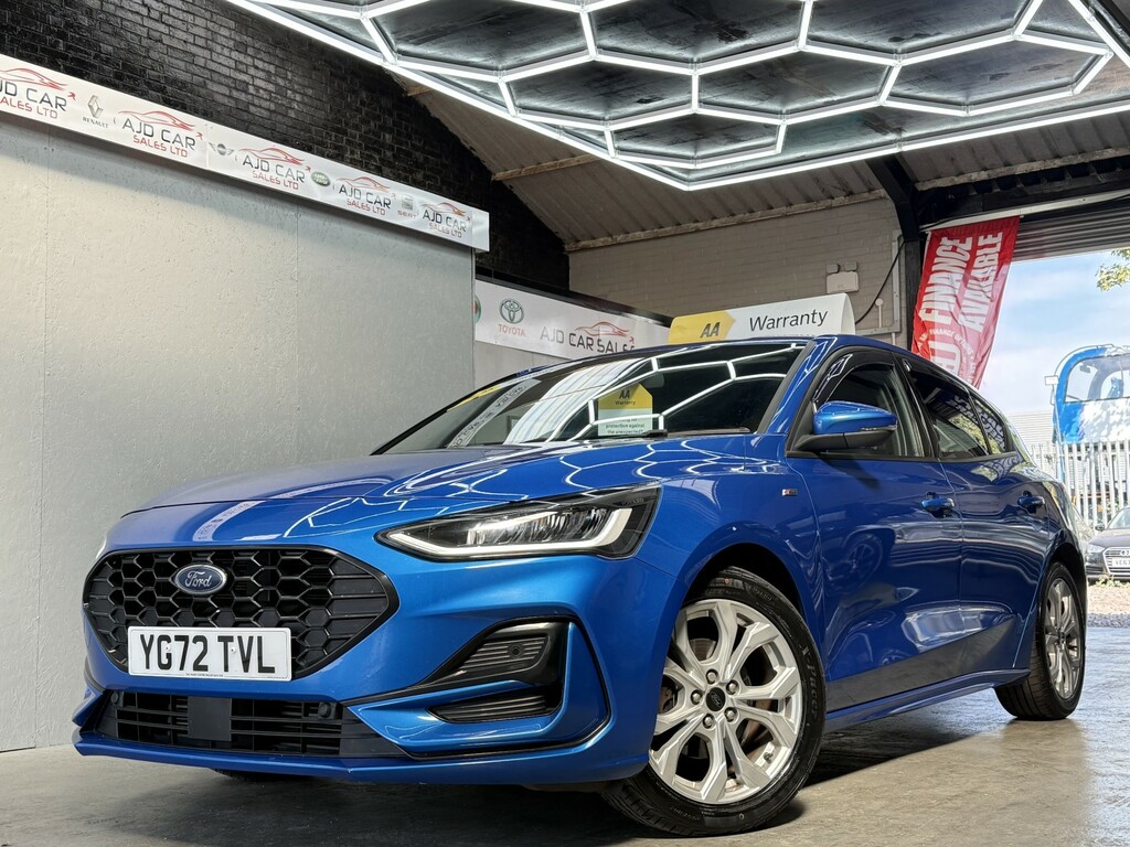 Ford Focus Hatchback 1.0 Focus St-line 1.0L Ecoboost 1 Blue