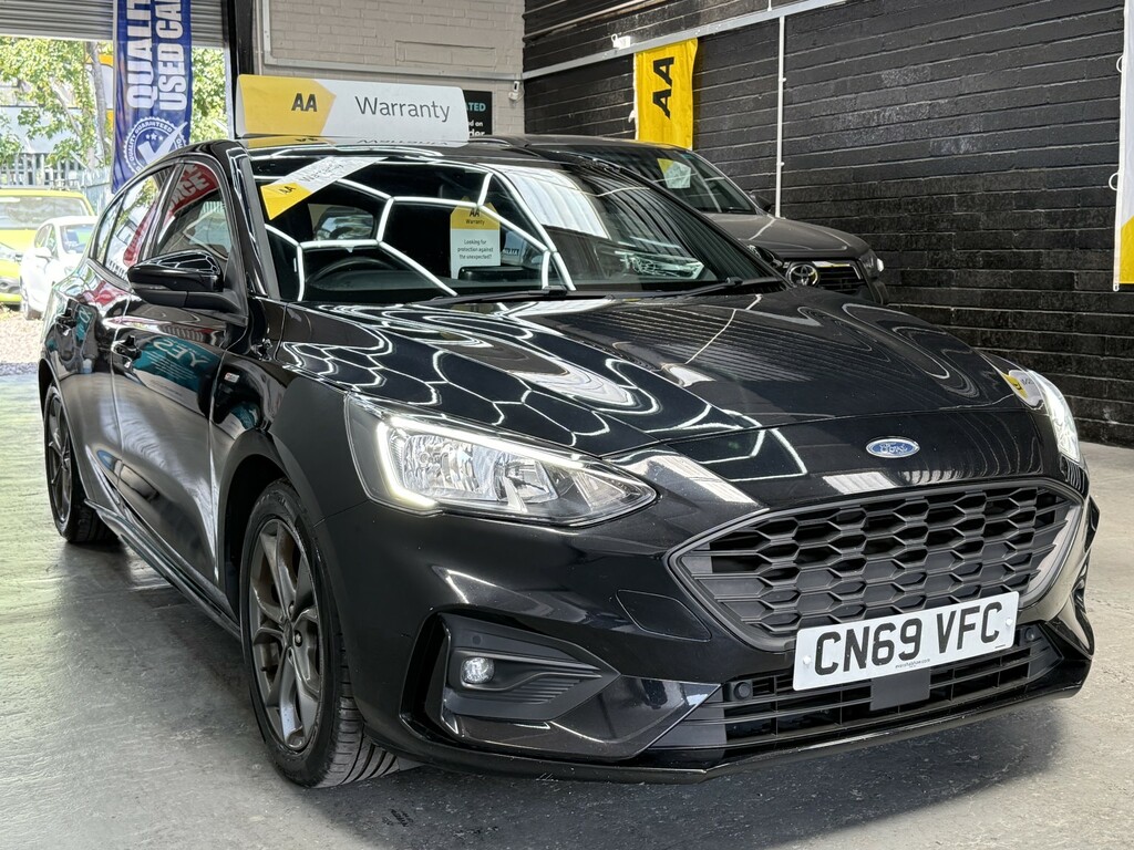Ford Focus Hatchback 1.0 T Ecoboost St-line Apply For Financ CN69VFC Black #6