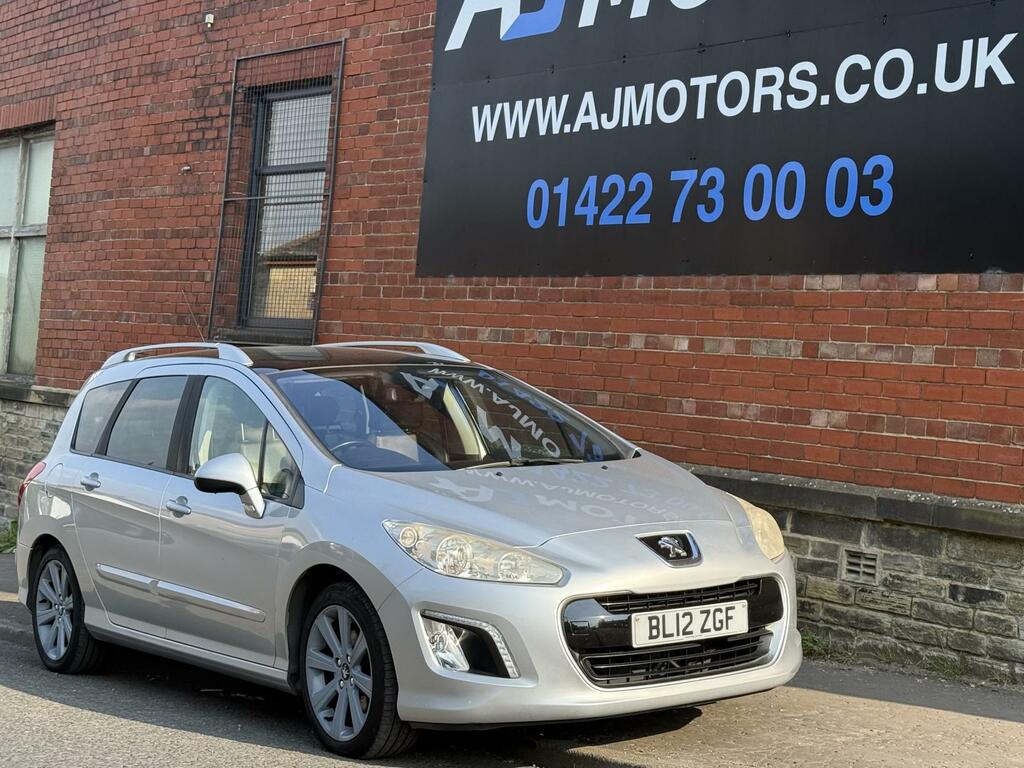 Peugeot 308 SW 2.0 Hdi Allure Estate Euro 5 15 BL12ZGF Silver
