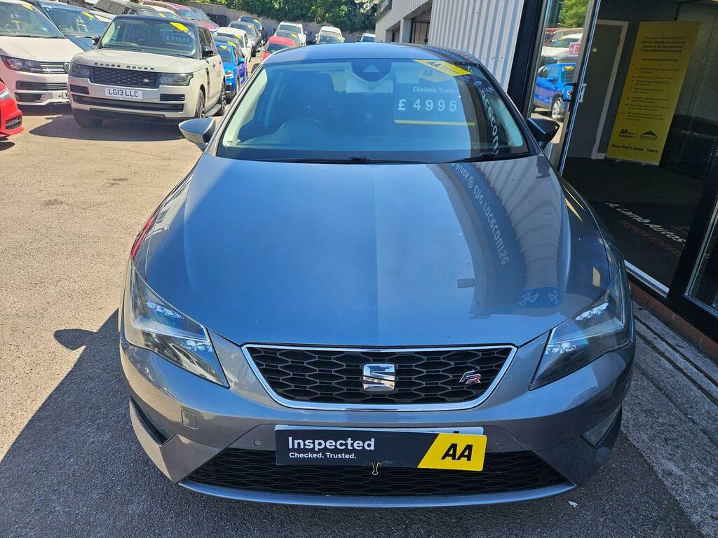 Seat Leon Hatchback 2.0 Tdi Cr Fr Dsg Euro 5 Ss 2015 LL15VNJ Grey #2