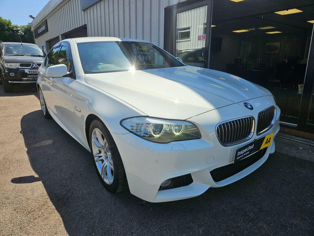 BMW 5 Series Saloon 2.0 520D M Sport Steptronic Euro 5 201 White