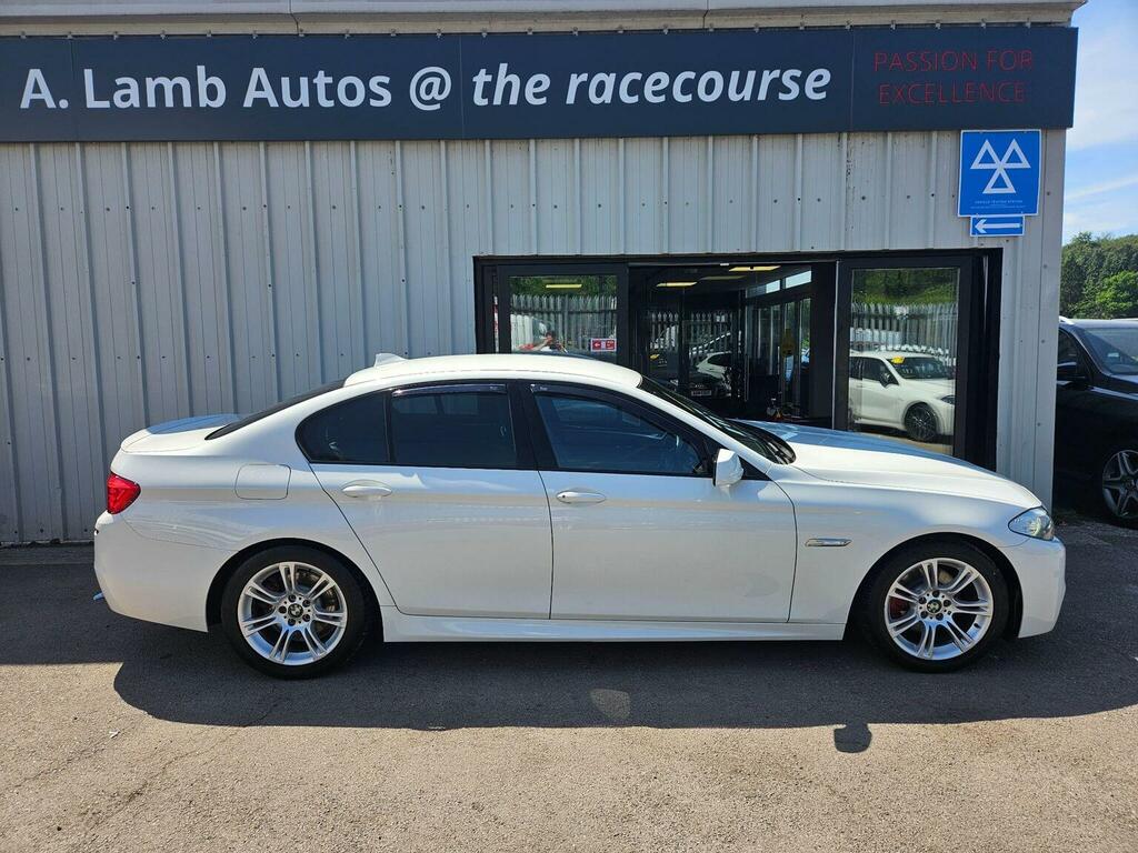 BMW 5 Series Saloon 2.0 520D M Sport Steptronic Euro 5 201 White #4