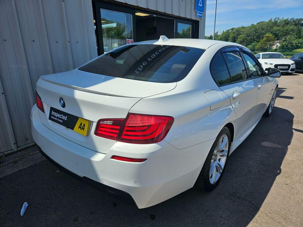 BMW 5 Series Saloon 2.0 520D M Sport Steptronic Euro 5 201 White #5
