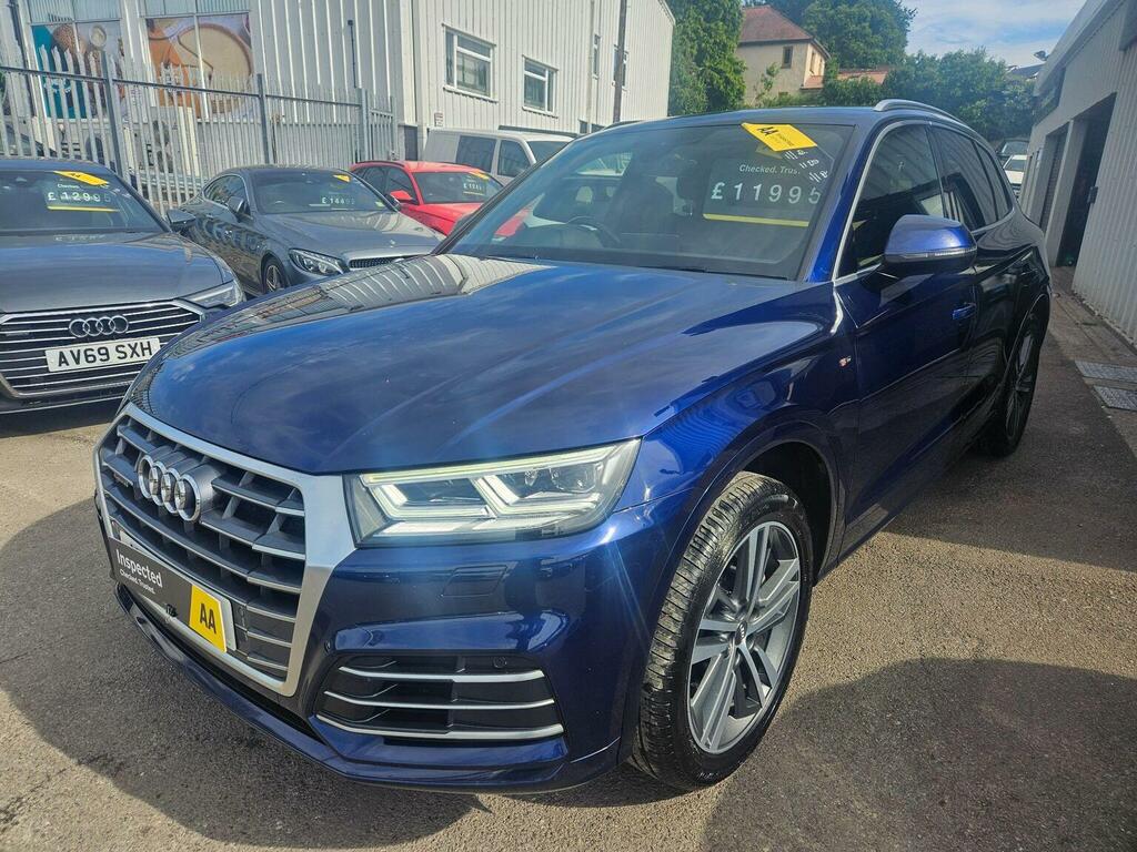 Audi Q5 2.0 Tdi S Line S Tronic Quattro Euro 6 Ss Blue #3