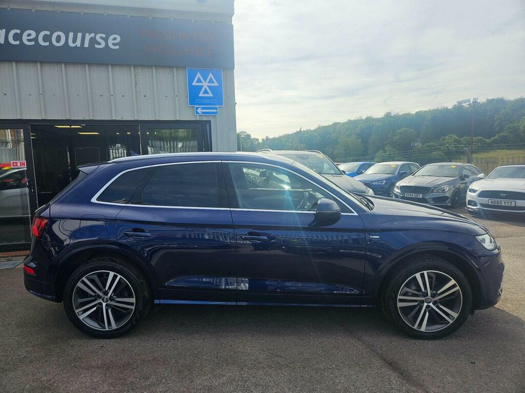 Audi Q5 2.0 Tdi S Line S Tronic Quattro Euro 6 Ss Blue #4