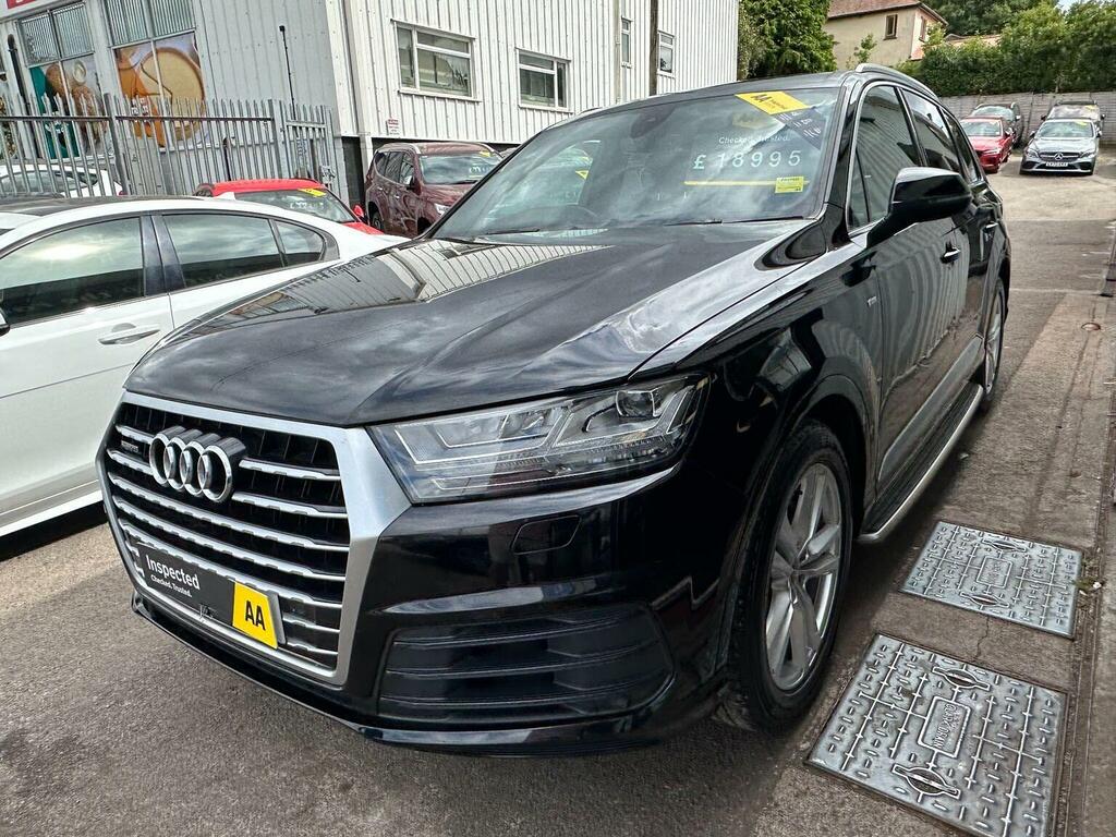 Audi Q7 3.0 Tdi V6 45 S Line Tiptronic Quattro Euro 6 Ss Black #6