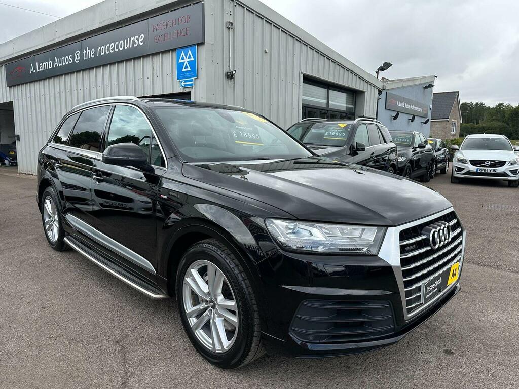 Audi Q7 3.0 Tdi V6 45 S Line Tiptronic Quattro Euro 6 Ss Black #3