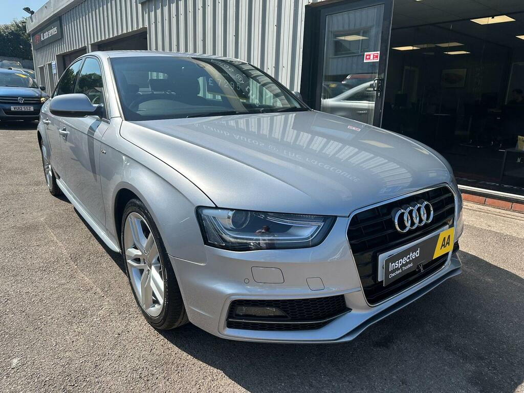 Audi A4 2.0 Tdi S Line Euro 6 Ss Nav Silver