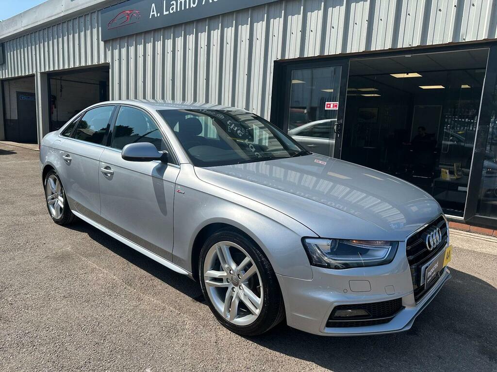 Audi A4 2.0 Tdi S Line Euro 6 Ss Nav Silver #2