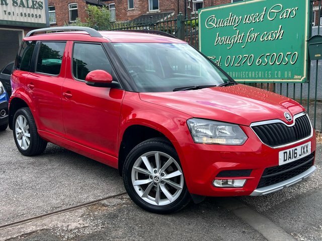 Skoda Yeti Petrol Red