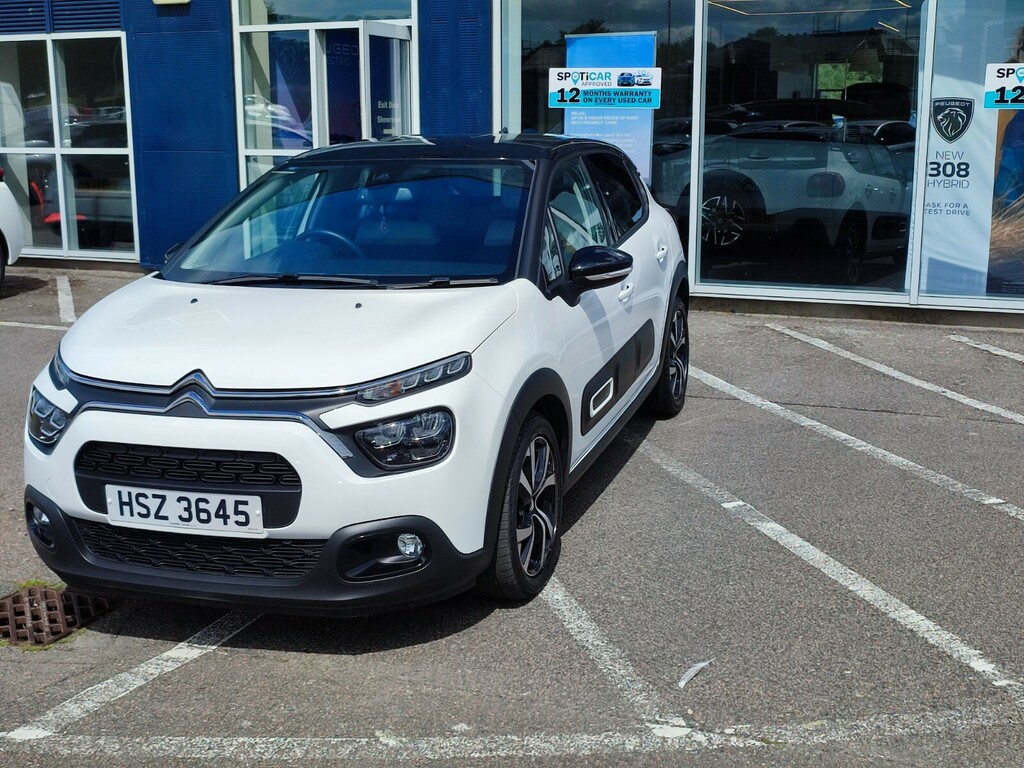 Citroen C3 1.2 Puretech Shine Plus HSZ3645 White #3