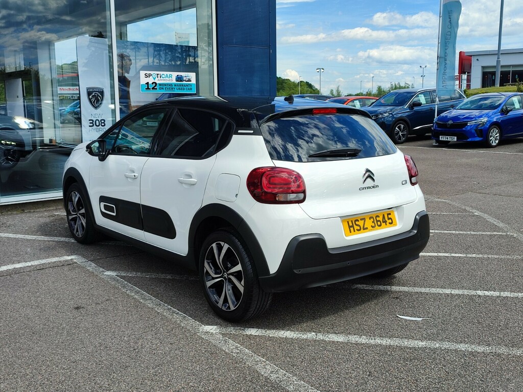 Citroen C3 1.2 Puretech Shine Plus HSZ3645 White #6