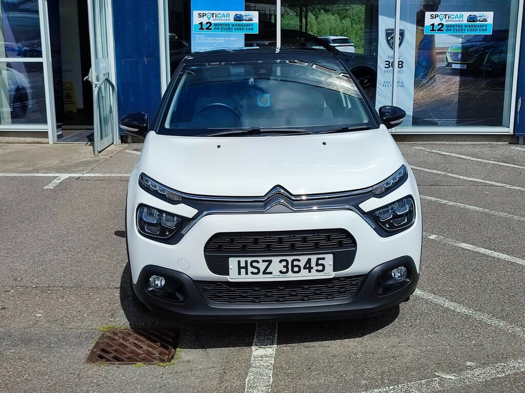 Citroen C3 1.2 Puretech Shine Plus HSZ3645 White #2