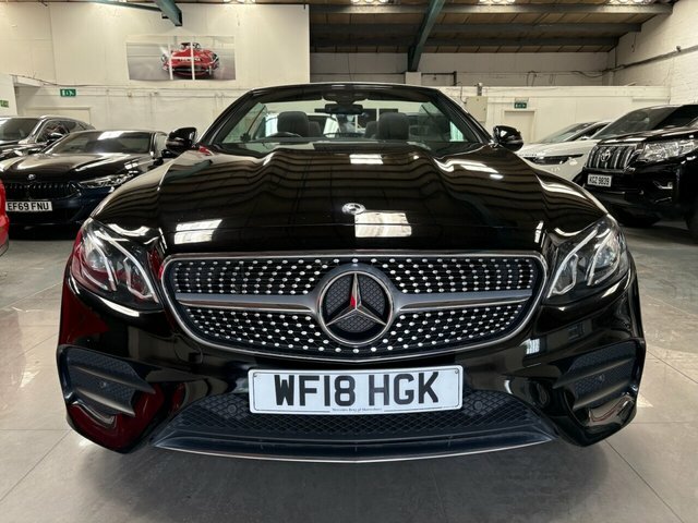 Mercedes-Benz E Class 2018 2.0 E220d Amg Line Cabriolet G-tro WF18HGK Black #3