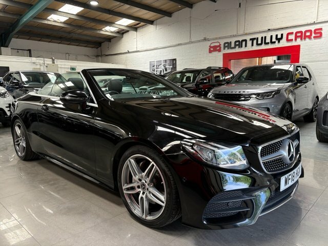 Mercedes-Benz E Class 2018 2.0 E220d Amg Line Cabriolet G-tro Black