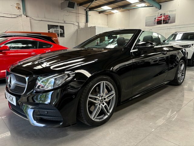 Mercedes-Benz E Class 2018 2.0 E220d Amg Line Cabriolet G-tro WF18HGK Black #2