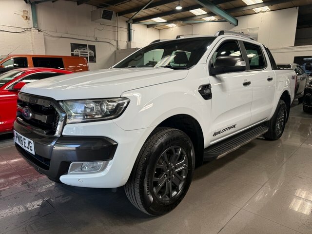 Ford Ranger 2018 3.2 Tdci Wildtrak Pickup Double Cab Diese PN18EJC White #2