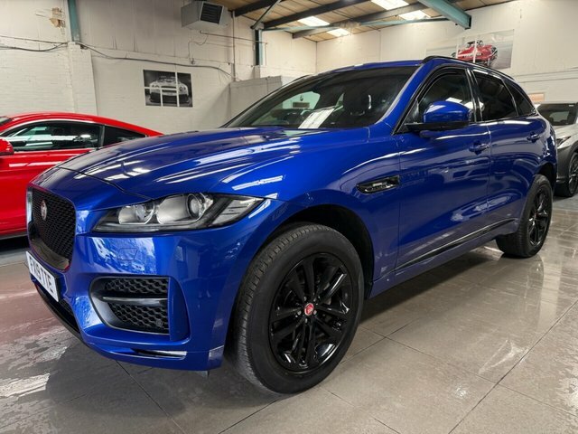 Jaguar F-Pace 2019 2.0 P250i R-sport Suv Awd Eur FX19TTE Blue #2