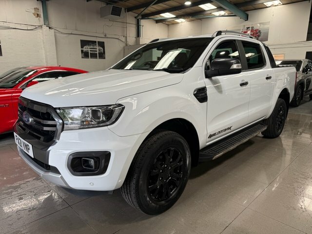 Ford Ranger 2021 2.0 Ecoblue Wildtrak Pickup Double Cab Di White #2