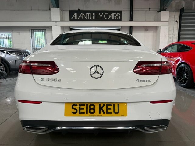 Mercedes-Benz E Class 2018 3.0 E350d V6 Amg Line Coupe G-tron SE18KEU White #4