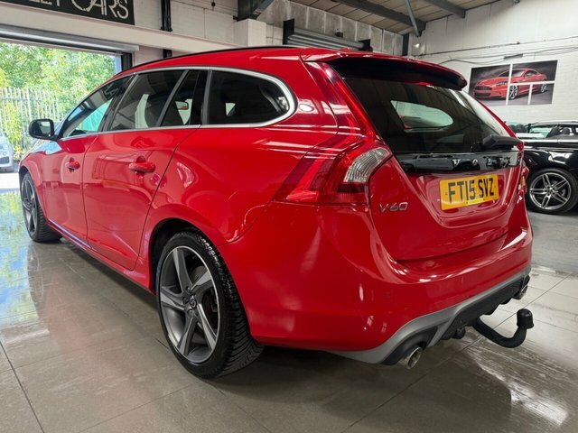 Volvo V60 2015 2.0 D4 R-design Nav Estate Red #5