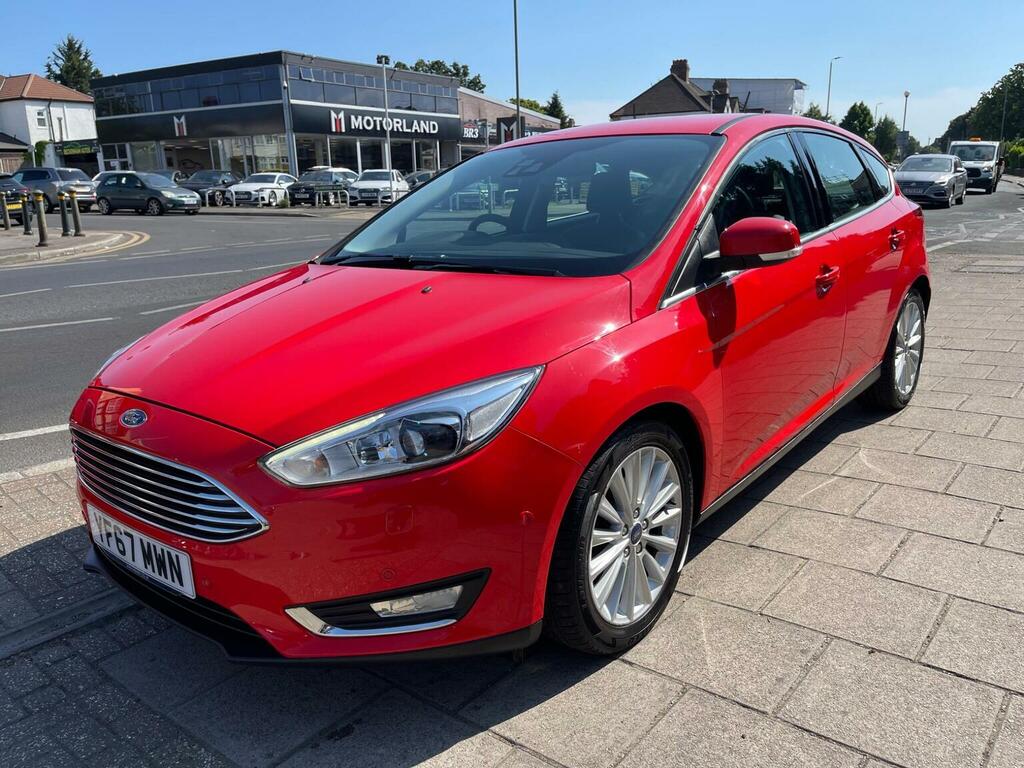 Ford Focus Hatchback 1.0T Ecoboost Titanium X Euro 6 Ss YF67MWN Red #4