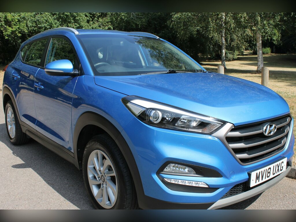 Hyundai Tucson 1.6 Gdi Blue Drive Se Nav Suv Eu MV18UXG Blue #4