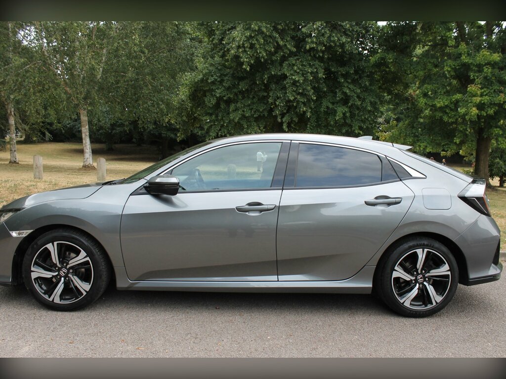Honda Civic 1.0 Vtec Turbo Sr Hatchback Cvt Euro 6 Grey #2
