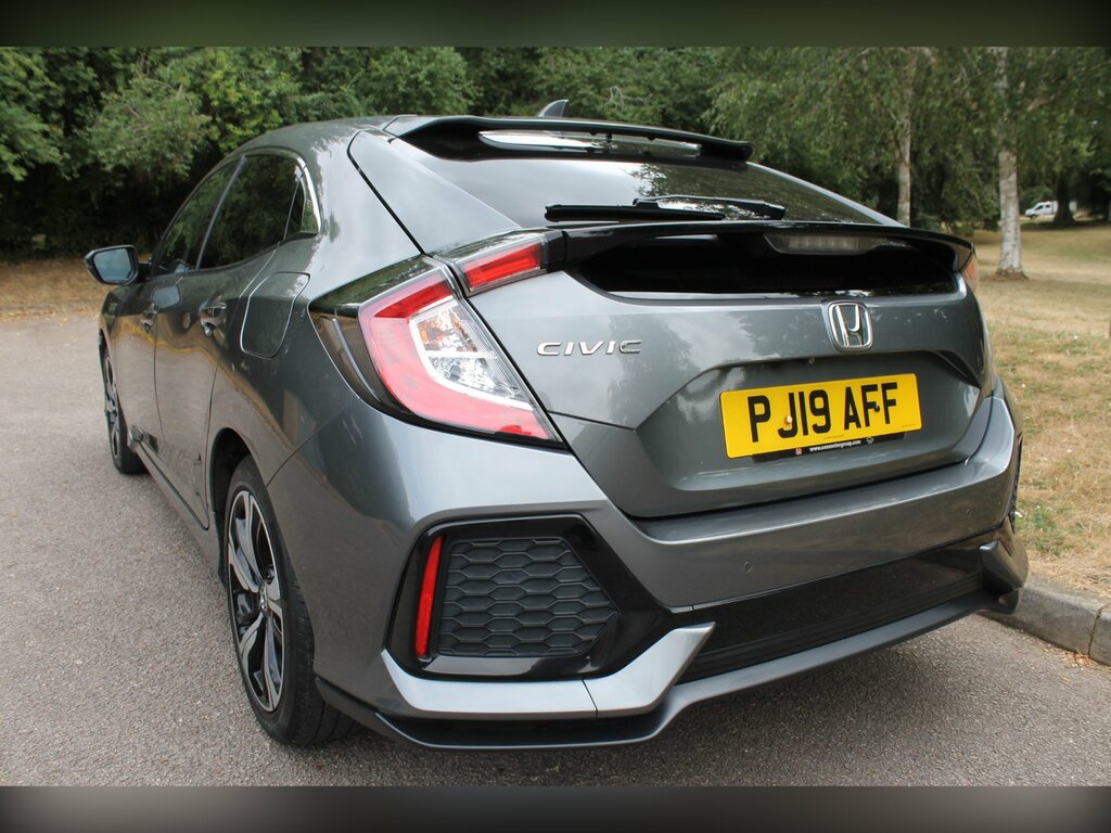 Honda Civic 1.0 Vtec Turbo Sr Hatchback Cvt Euro 6 Grey #3