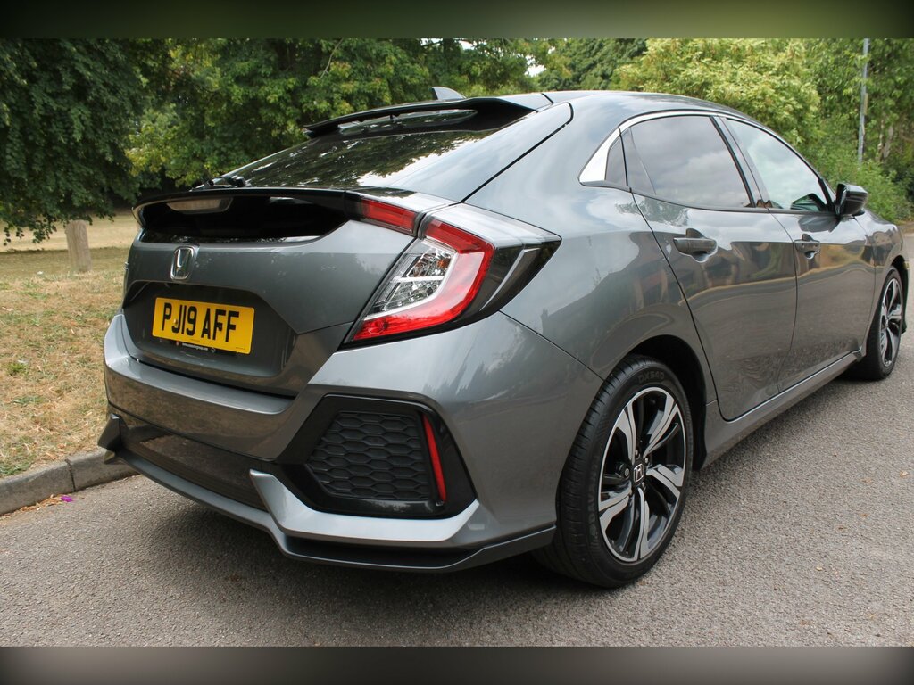 Honda Civic 1.0 Vtec Turbo Sr Hatchback Cvt Euro 6 Grey #6