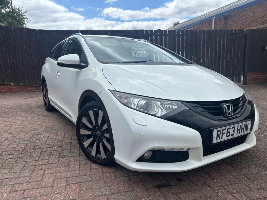 Honda Civic 1.6 I-dtec Ex Plus Tourer Euro 5 Ss White