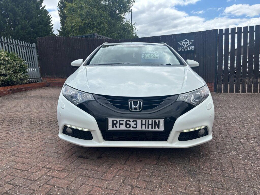 Honda Civic 1.6 I-dtec Ex Plus Tourer Euro 5 Ss RF63HHN White #6