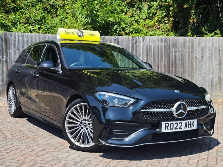 Mercedes-Benz C Class 2.0 C220dh Mhev Amg Line Premium G-tronic Euro Black