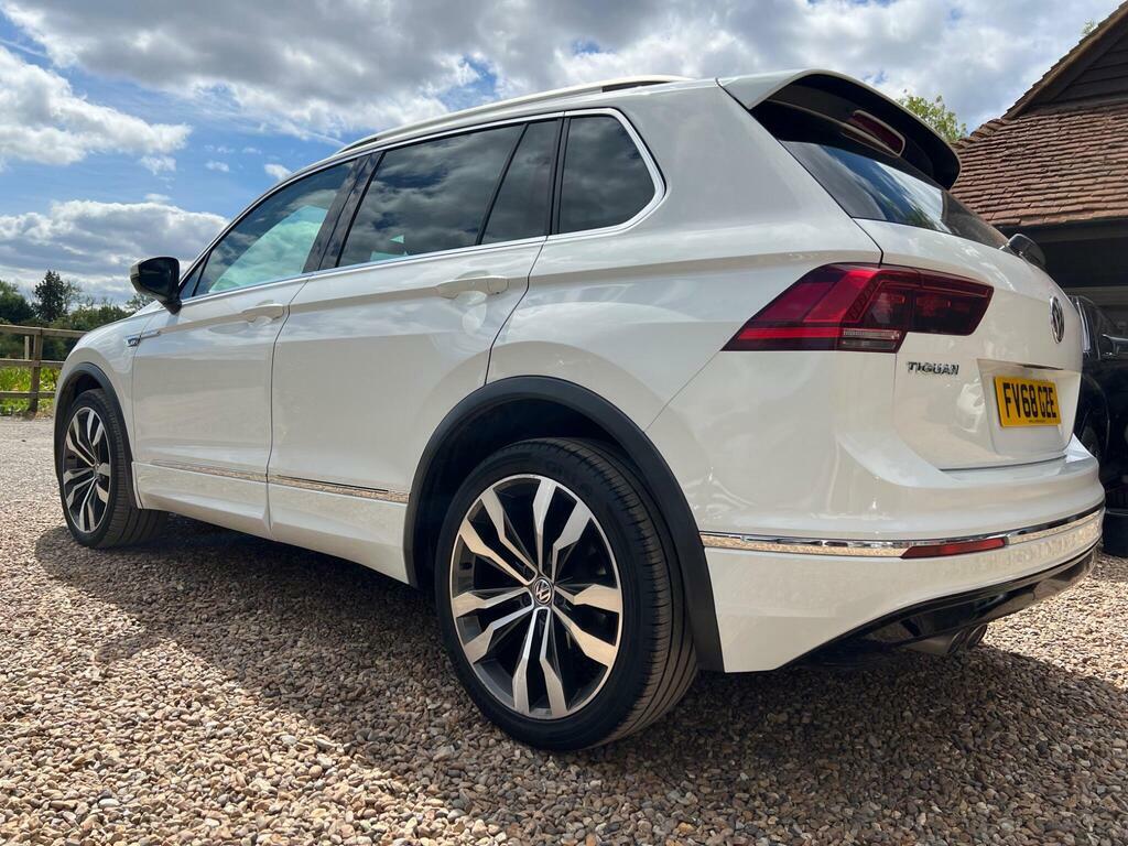Volkswagen Tiguan 2.0 Tdi R-line Dsg 4Motion Euro 6 S S White #4