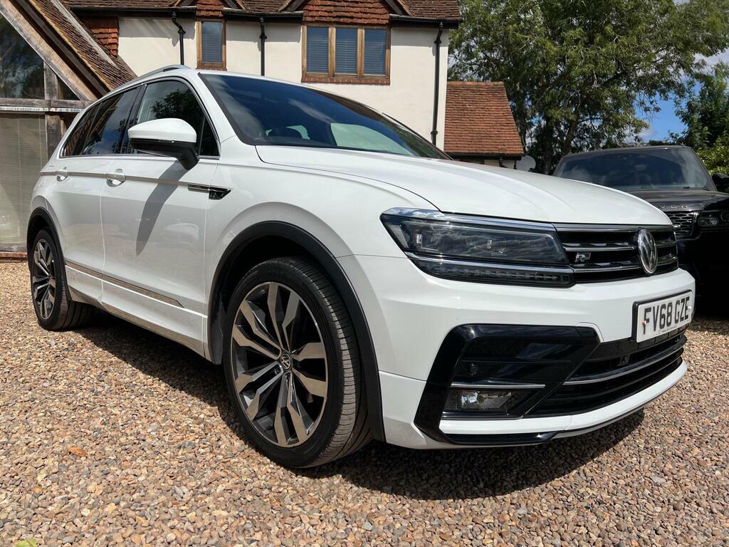 Volkswagen Tiguan 2.0 Tdi R-line Dsg 4Motion Euro 6 S S White #5