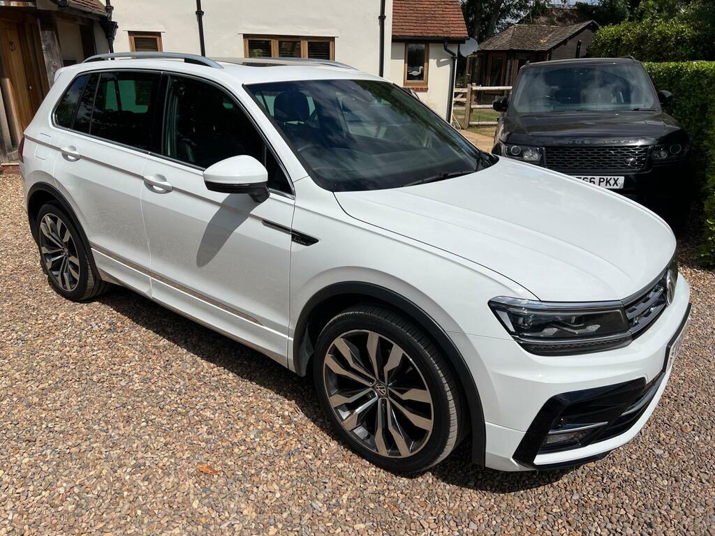 Volkswagen Tiguan 2.0 Tdi R-line Dsg 4Motion Euro 6 S S White