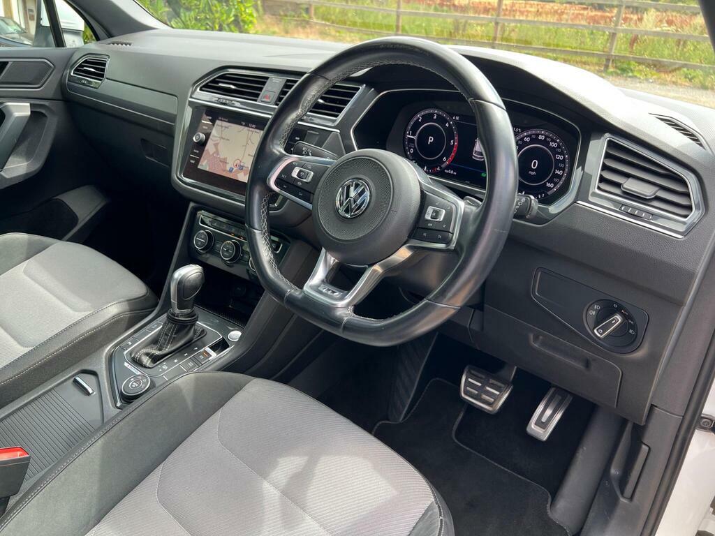 Volkswagen Tiguan 2.0 Tdi R-line Dsg 4Motion Euro 6 S S White #6