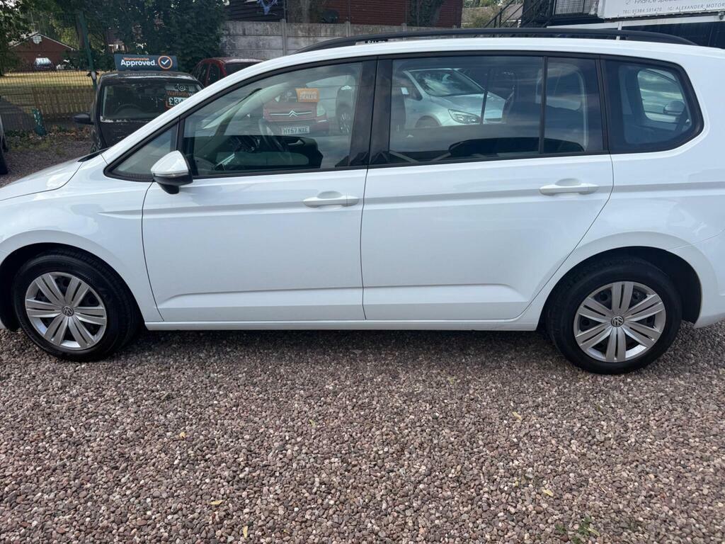 Volkswagen Touran 1.6 Tdi S Dsg Euro 6 S S White #6
