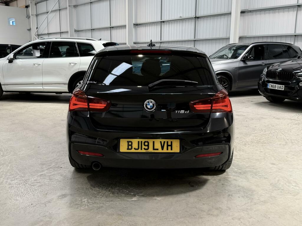 BMW 1 Series 1.5 116D M Sport Shadow Edition Hatchback Dies BJ19LVH Black #6