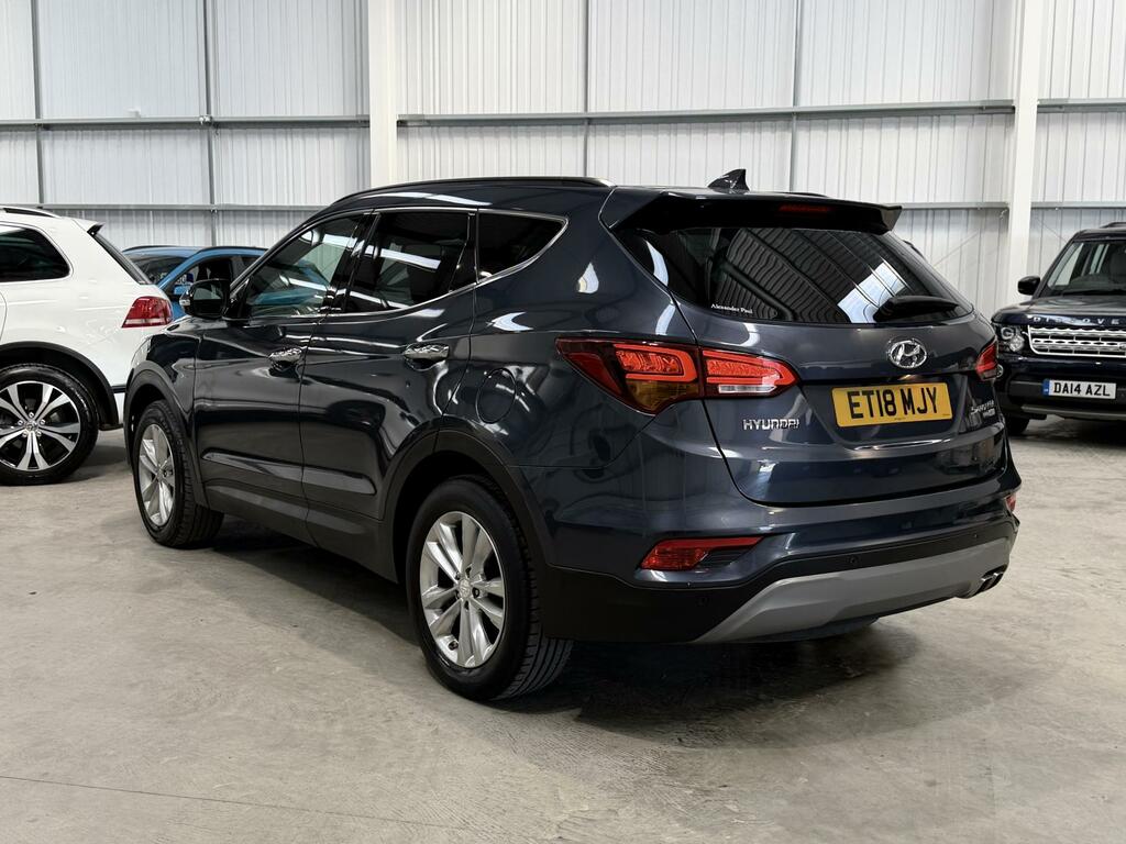 Hyundai Santa Fe 2.2 Crdi Blue Drive Premium Suv 4W ET18MJY Blue #5