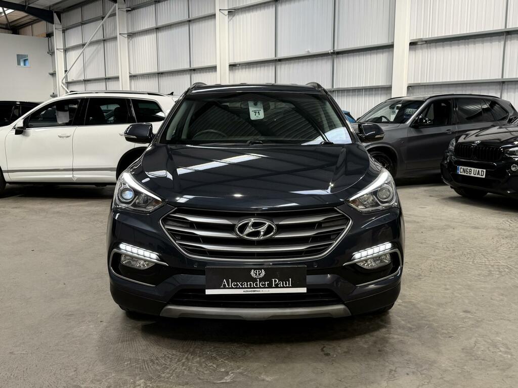 Hyundai Santa Fe 2.2 Crdi Blue Drive Premium Suv 4W ET18MJY Blue #2