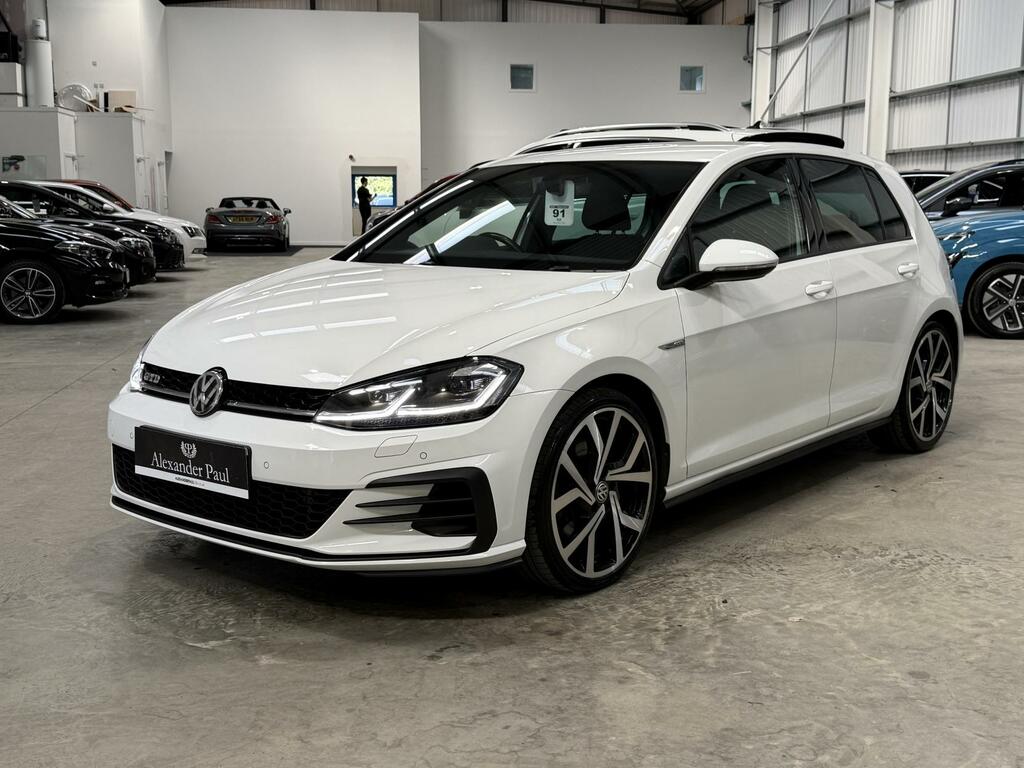 Volkswagen Golf Gtd White #2