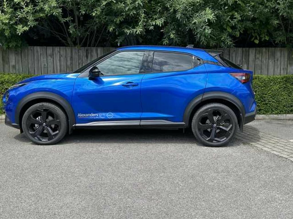 Nissan Juke 1.0 Dig-t Tekna Blue #4