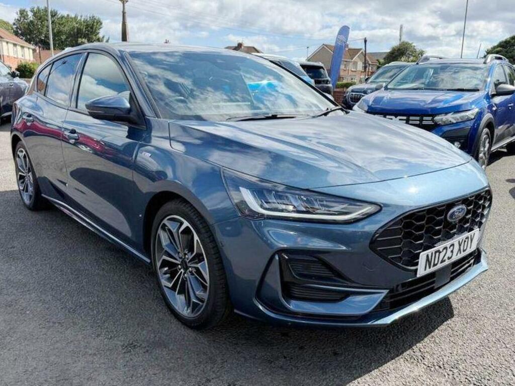 Ford Focus 1.0T Ecoboost St-line X Euro 6 Ss ND23XOY Blue #3