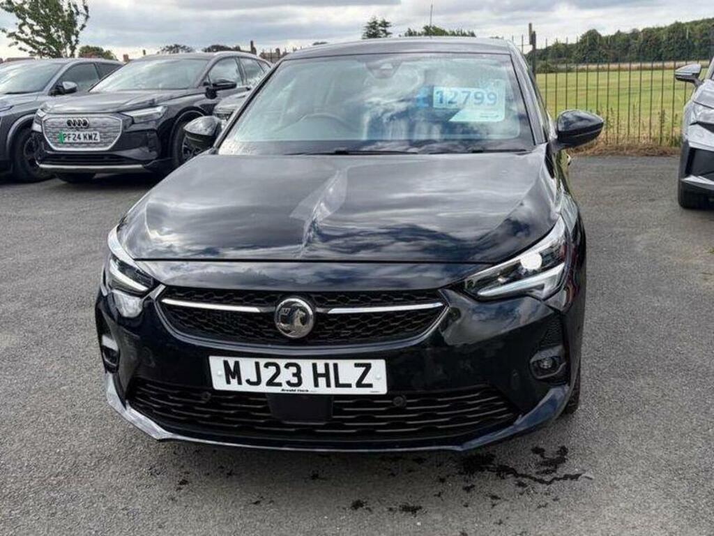Vauxhall Corsa 1.2 Turbo Ultimate Euro 6 Ss MJ23HLZ Black #2