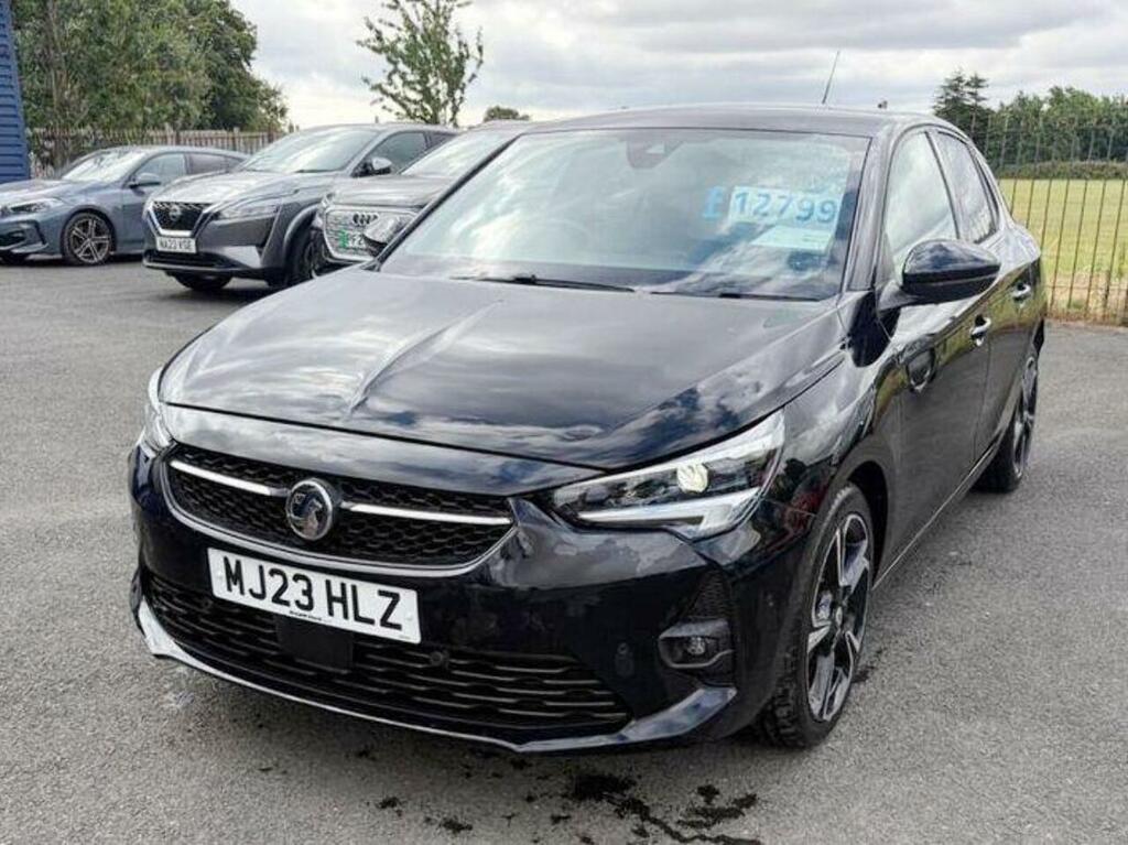Vauxhall Corsa 1.2 Turbo Ultimate Euro 6 Ss MJ23HLZ Black