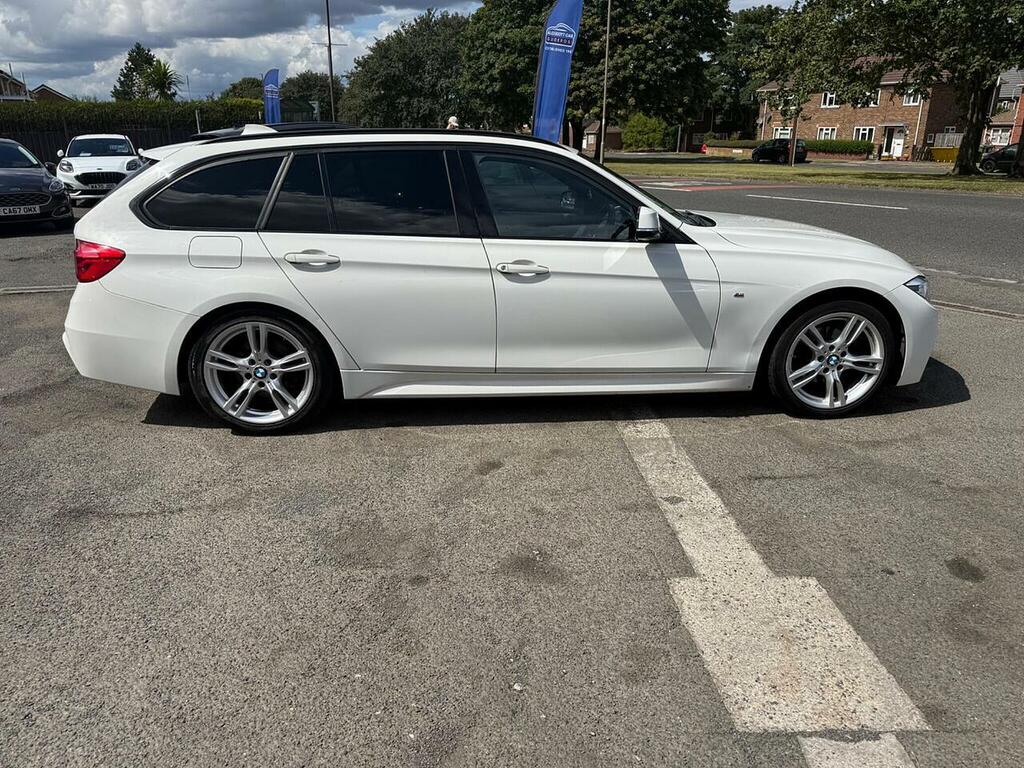 BMW 3 Series 2.0 318D M Sport Touring Euro 6 S White #4